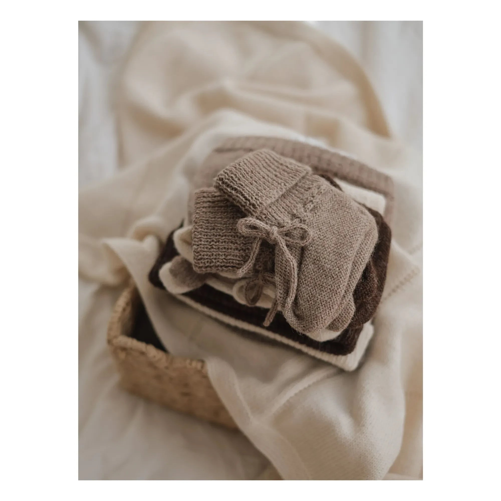 Main Sauvage - Alpaka-Hausschuhe | Hafer
