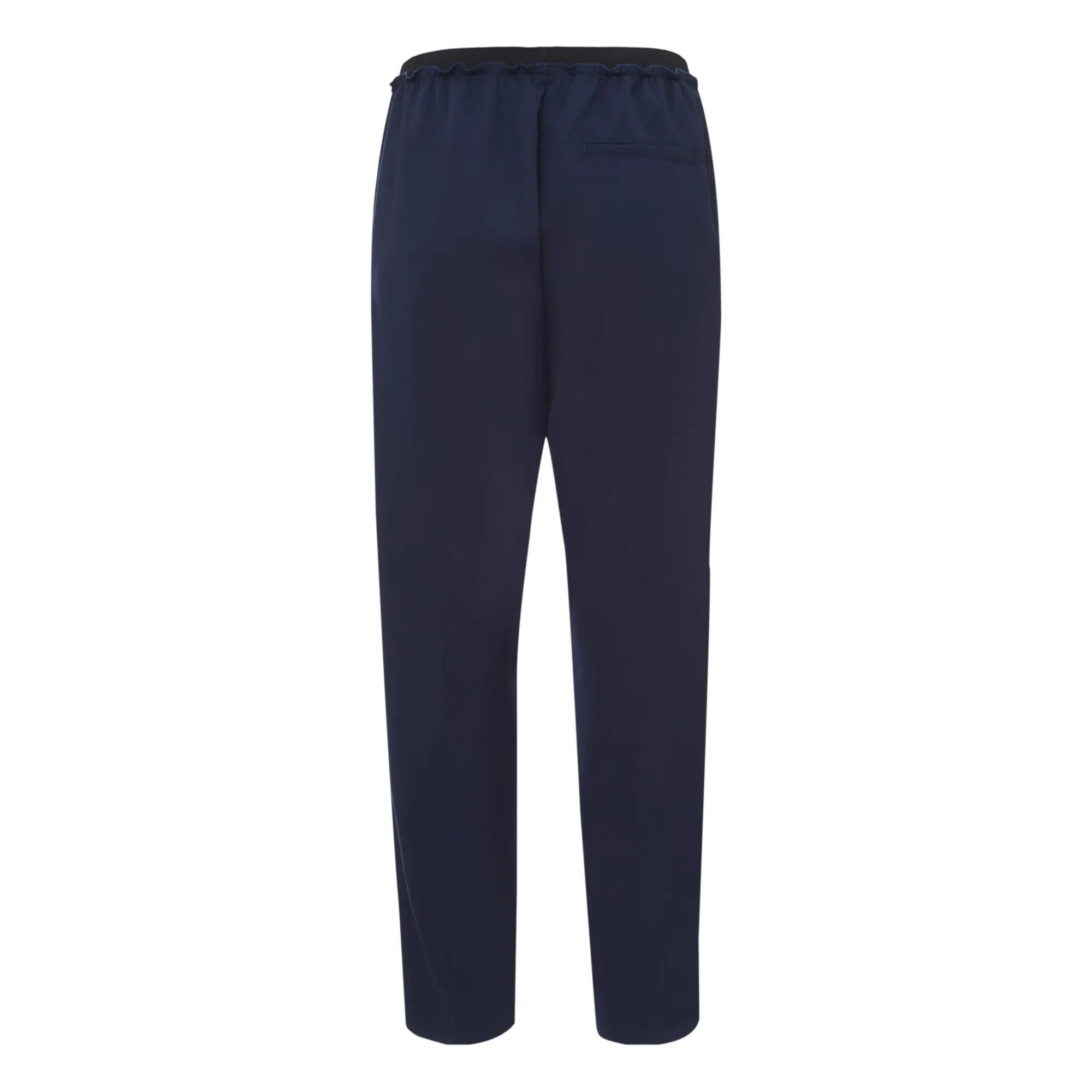 Pomandère - Hose aus Wolle mit Gummizug | Marineblau