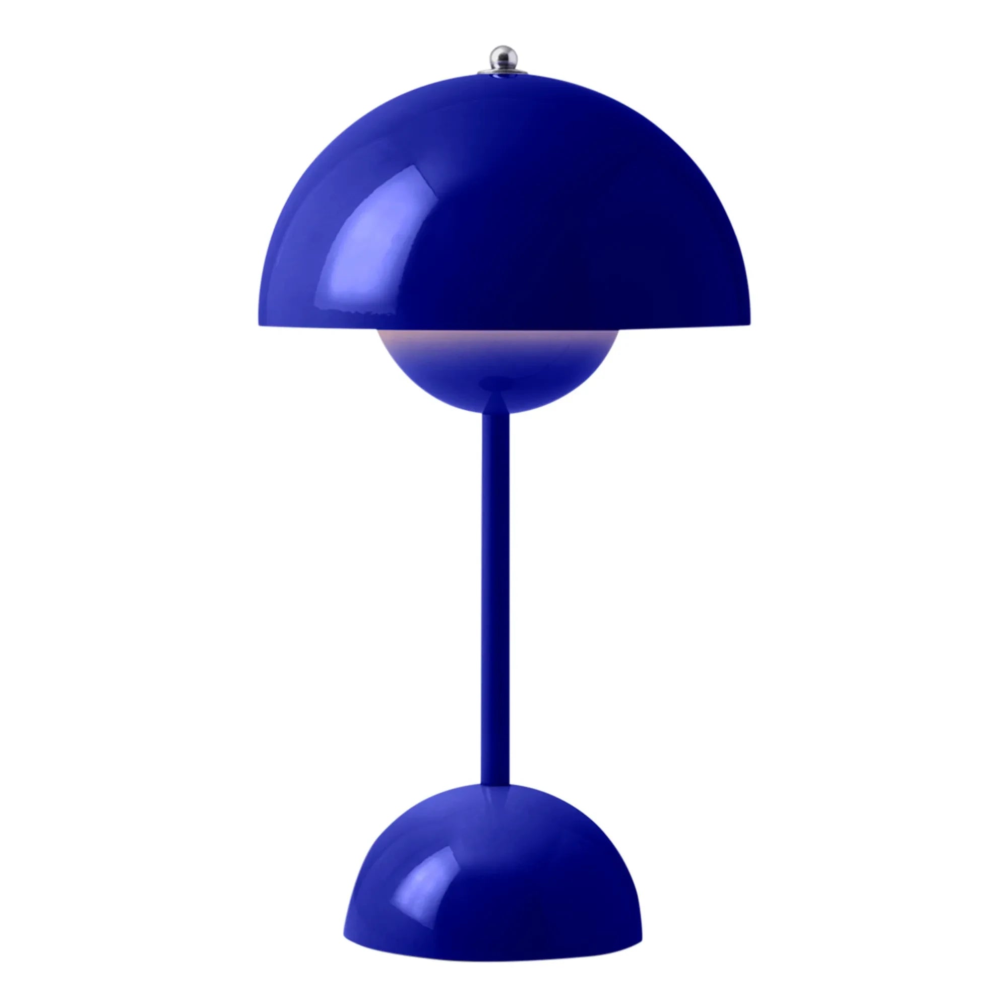 & Tradition - VP9 Flowerpot Tragbare Tischleuchte, Vernon Panton | Blau
