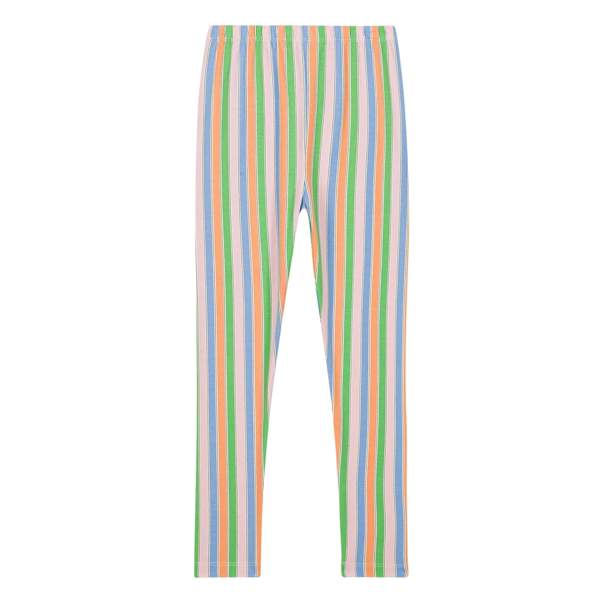 We Are Kids – Nour Gestreifte Leggings aus Bio-Baumwolle | Blassrosa