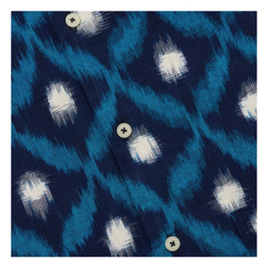 Universal Works - Chemise Deck Diamond | Dunkelblau