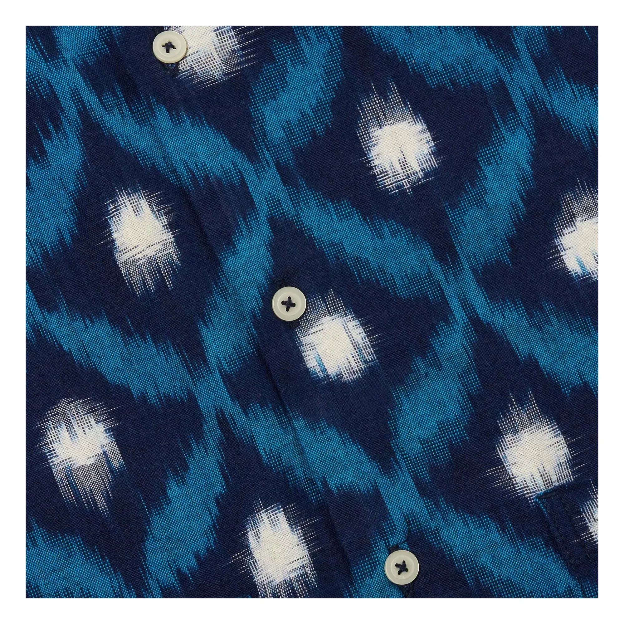 Universal Works - Chemise Deck Diamond | Dunkelblau