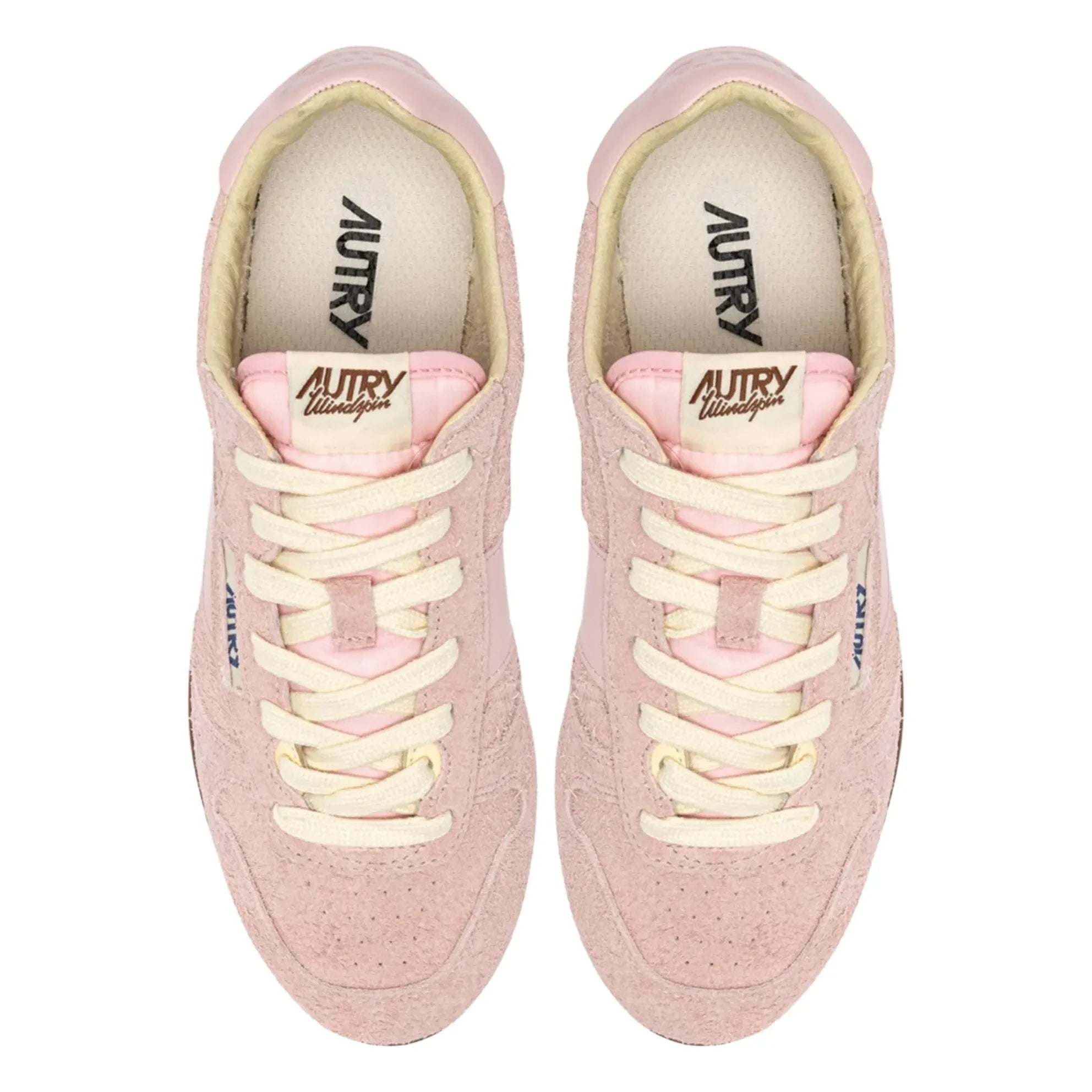Autry - Windspin Niedriger Wildleder- und Leder-Basketballschuh | Puderrosa