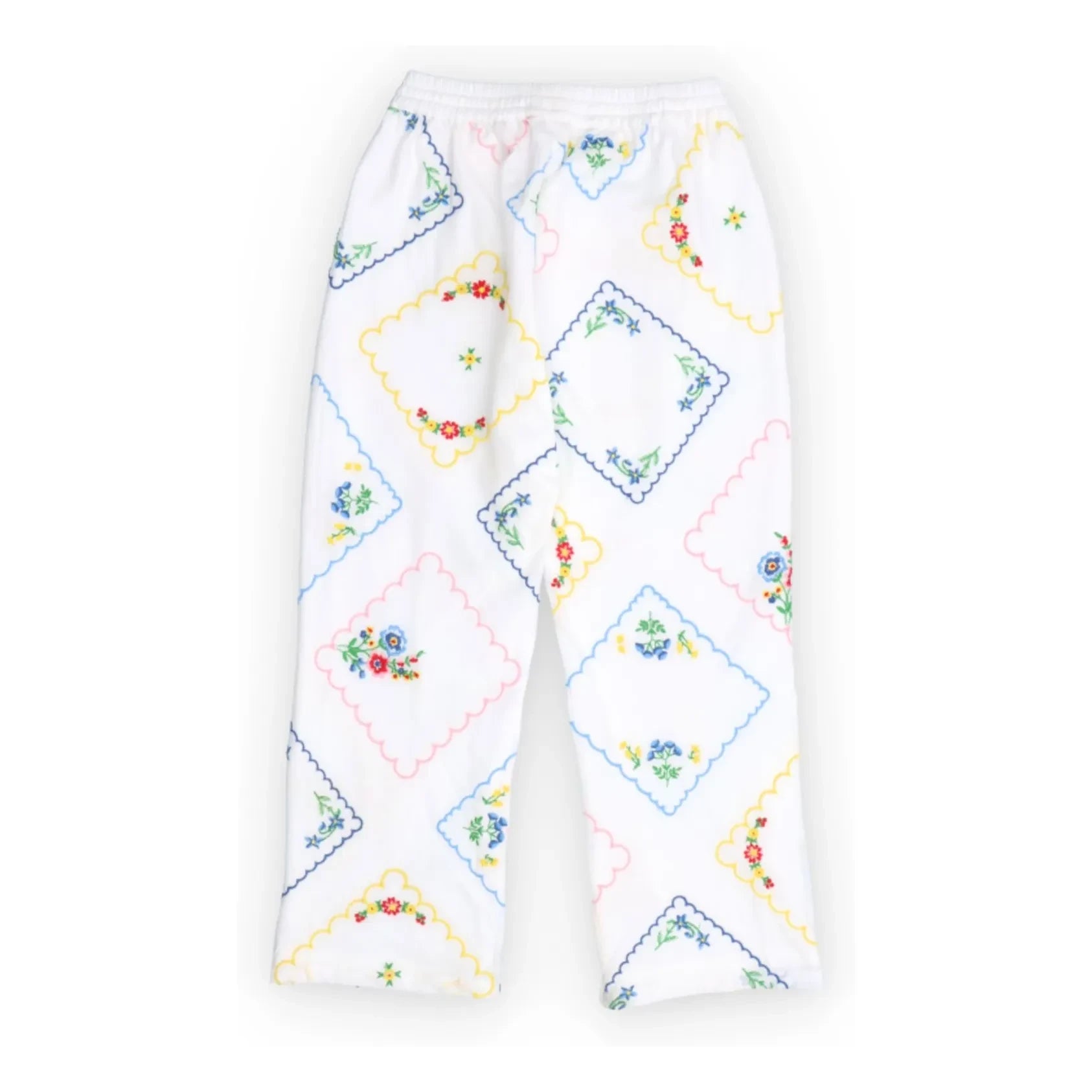 the new society - Jacinthe Fleuri Bestickte Hose | Weiß