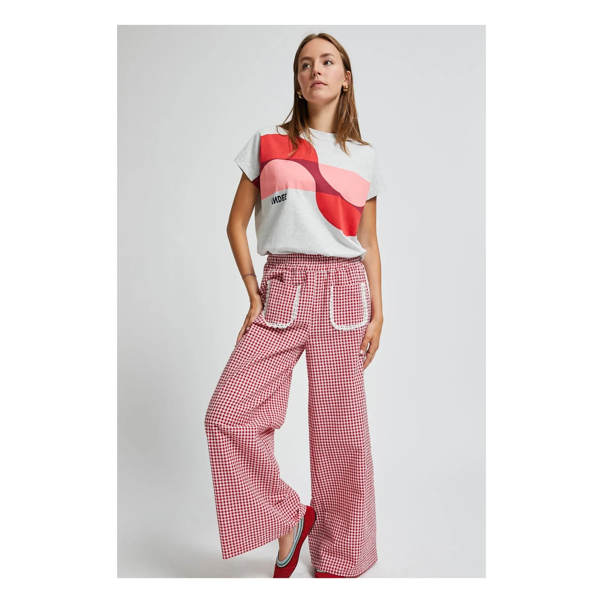 Indee - Vanuatu Vichy Hose | Rot