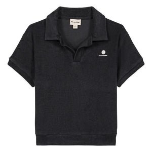 We Are Kids - Leonard Bio-Baumwoll-Frottee-Polo-Shirt | Schwarz