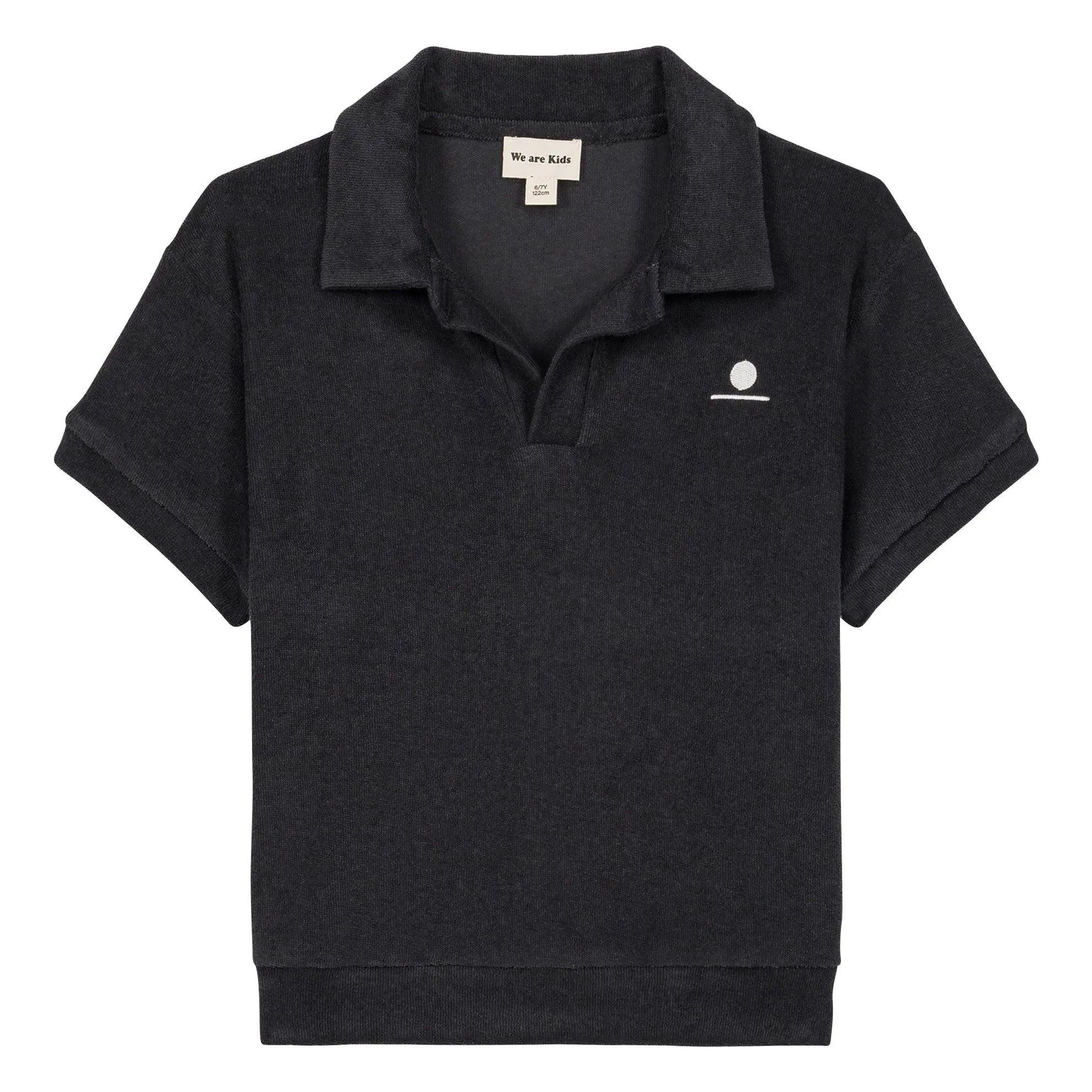 We Are Kids - Leonard Bio-Baumwoll-Frottee-Polo-Shirt | Schwarz