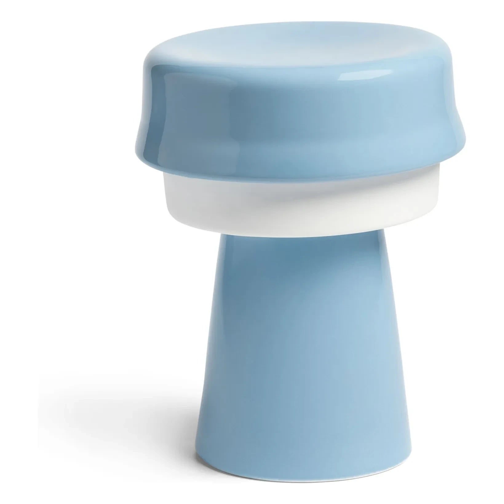 &Klevering - Hut Porzellanlampe | Blau