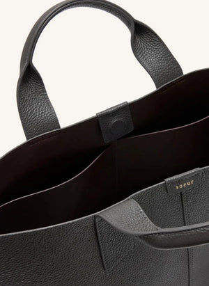 Soeur - Suave Leder Tasche | Stahl