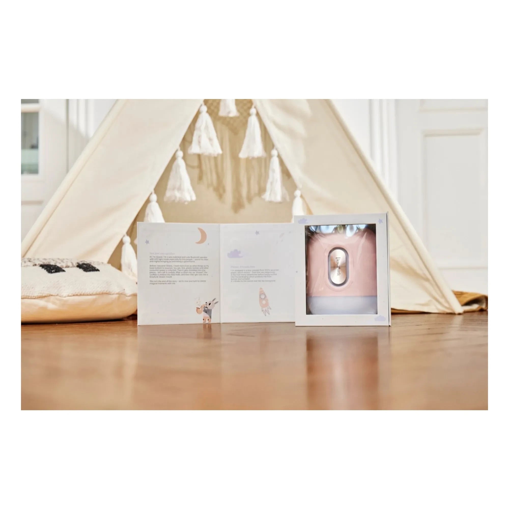 Kreafunk - Glowie multifunktionaler Bluetooth-Lautsprecher | Blush