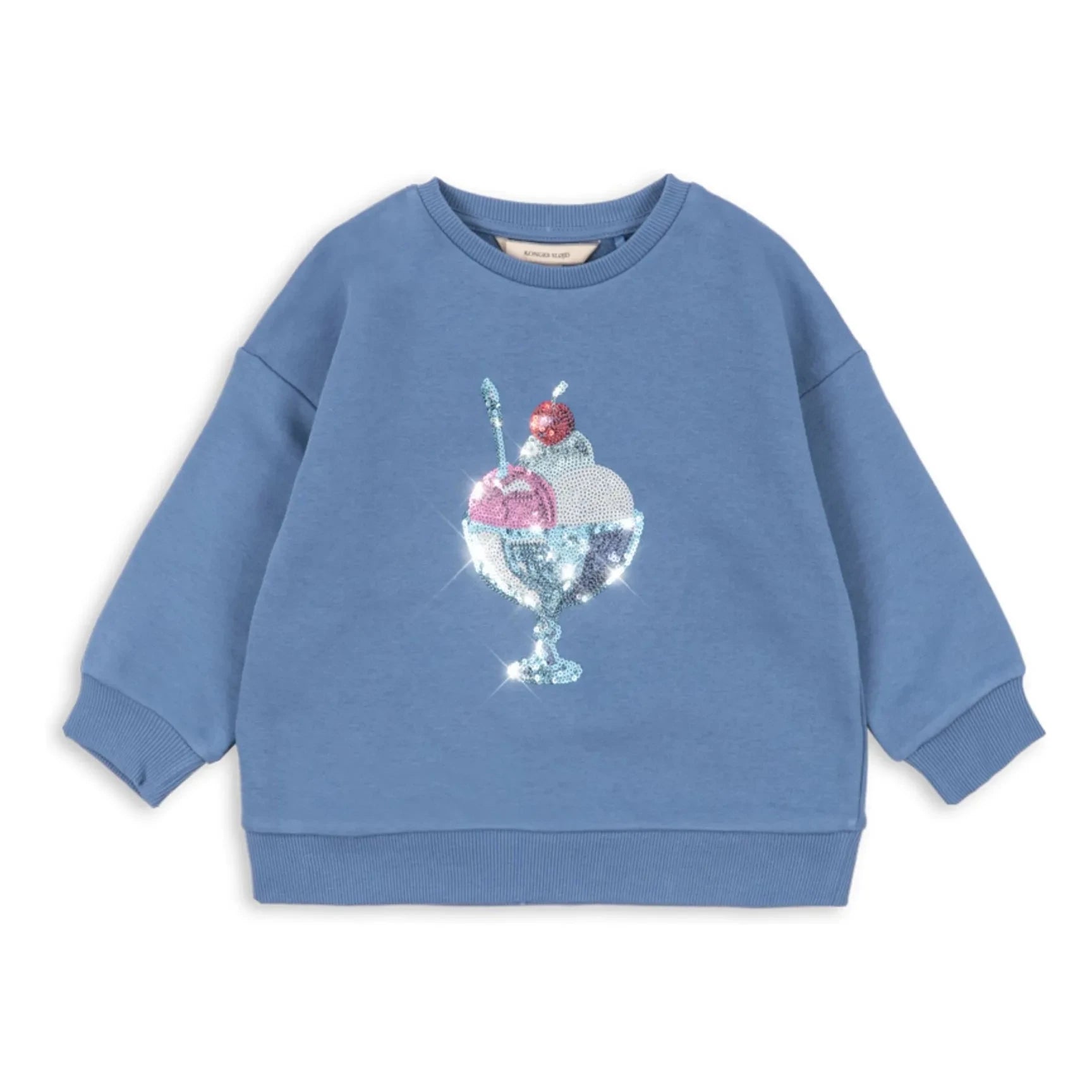 Konges Sløjd - Sweat Loumilla Glaces Bio-Baumwolle | Blau