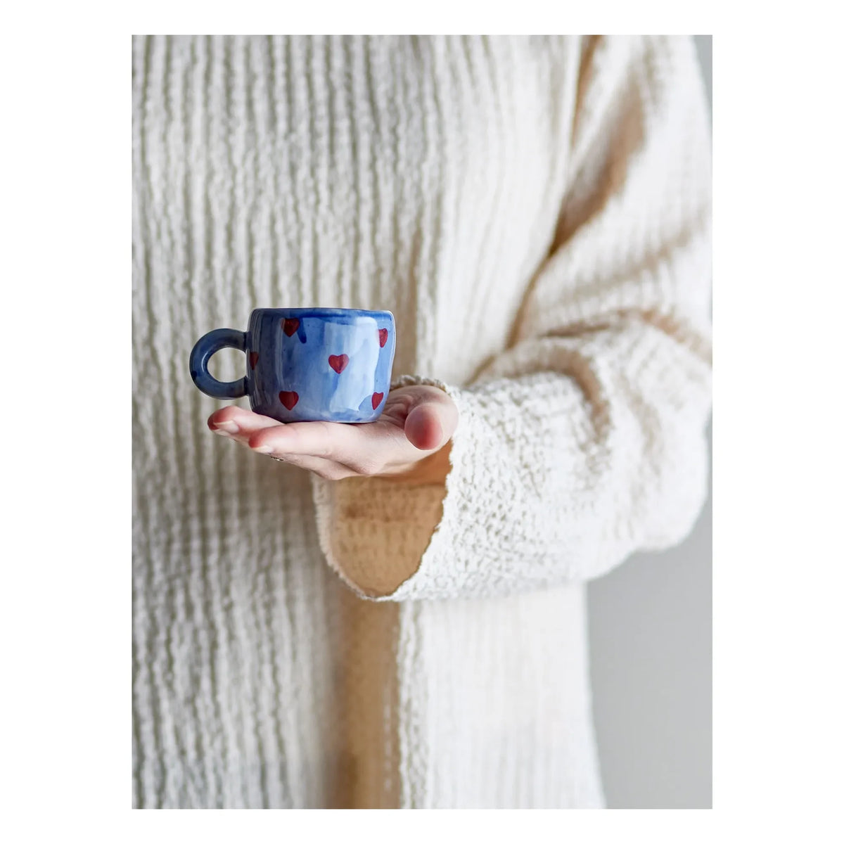 Bloomingville Mini - Nini Keramiktasse | Blau