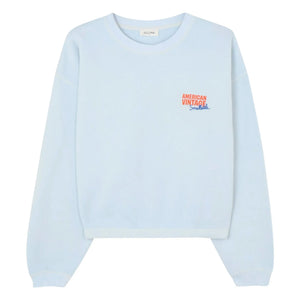 American Vintage - Zusammenarbeit mit Smallable - Izubird Sweatshirt | Hellblau