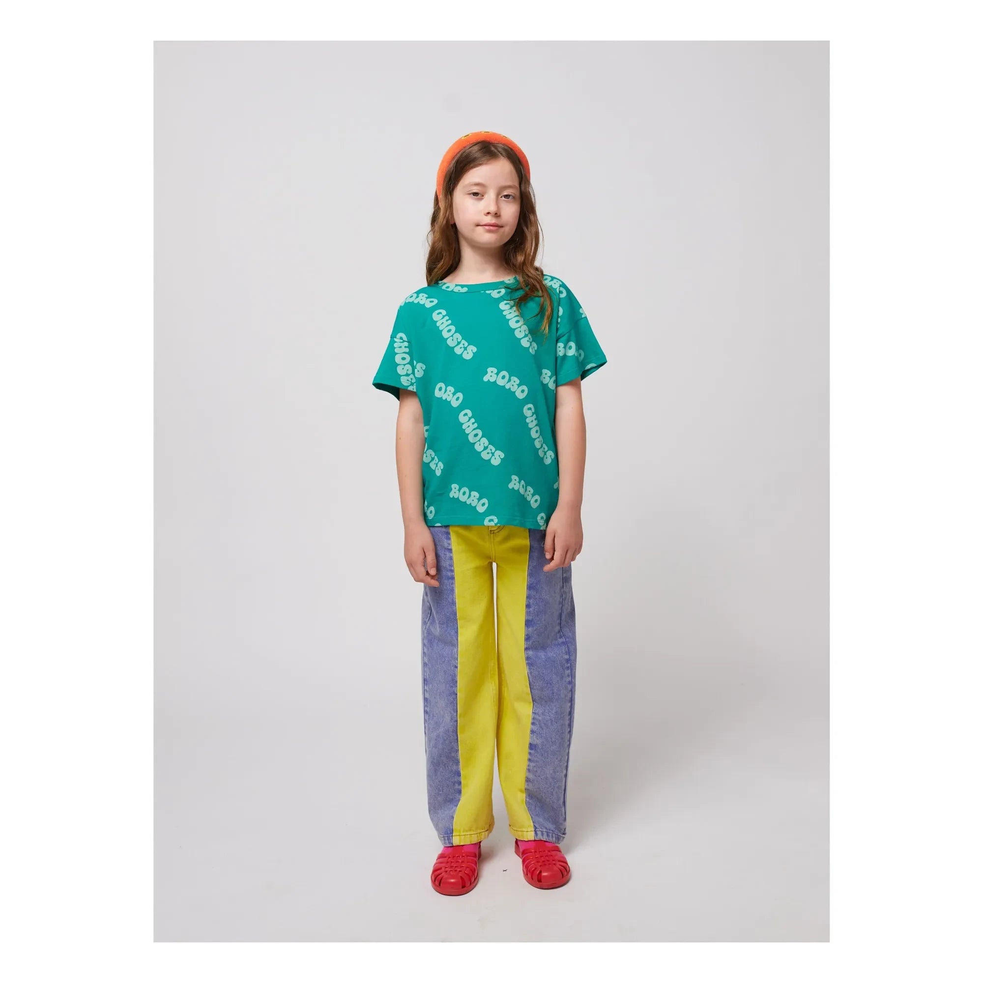 Bobo Choses - Organic Cotton Jeans mit Farbblock | Gelb