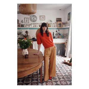 Emile et Ida - Pullover mit Ajourmuster aus Bio-Baumwolle | Poppy