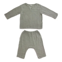 Numero 74 - Zac Kurta/Hosen-Set | Hellgrau