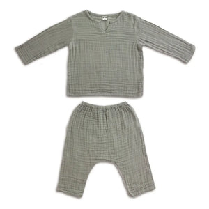 Numero 74 - Zac Kurta/Hosen-Set | Hellgrau