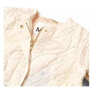 Molo - Holley Butterflies Jacke aus recyceltem Material | Elfenbein