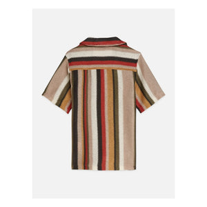 Scotch & Soda – Gestreiftes Netztrikot | Rot