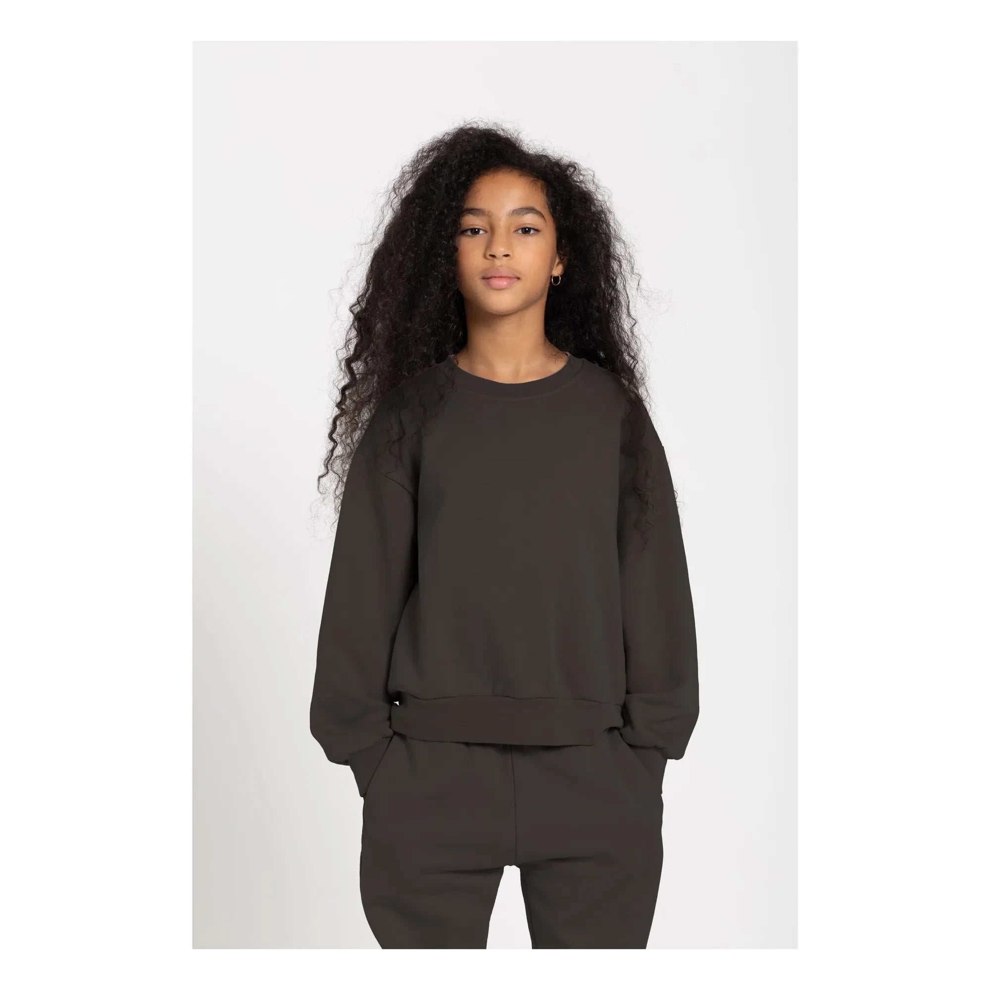 Smallable Kid - Maia Sweatshirt aus Bio-Baumwolle | Dunkelgrau