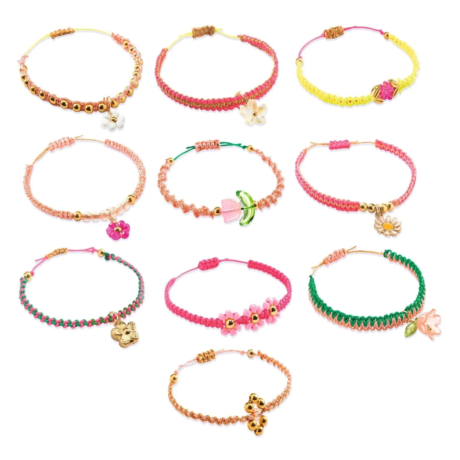 Djeco - DIY-Set - Makramee-Armbänder