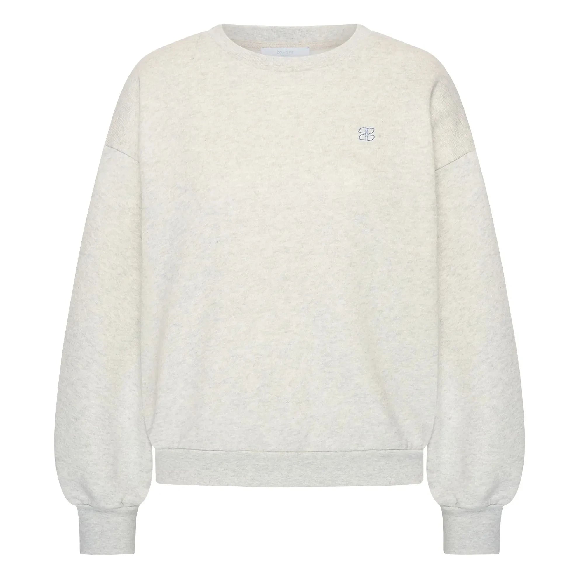 By Bar - Lili Amor organik pamuk sweatshirt | Heather grey