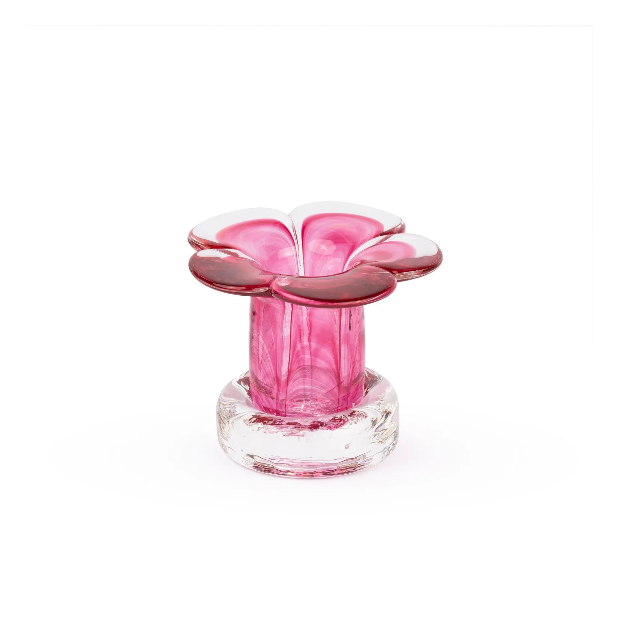 Denise - Stella Glas Kerzenhalter | Rosa