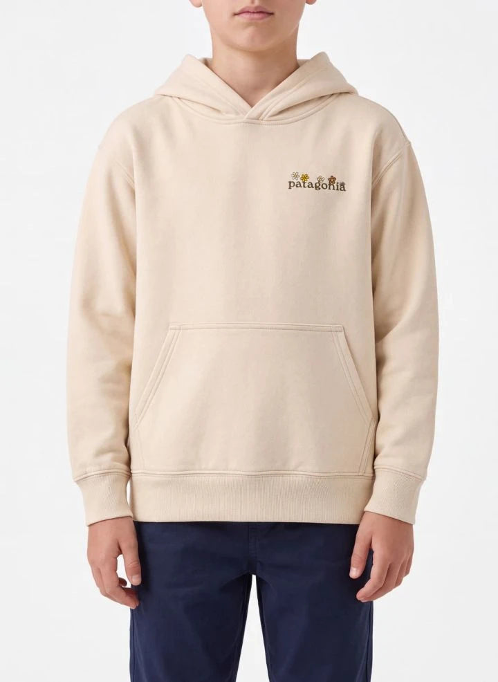 Patagonia - Logo Kapuzenhoodie | Natural