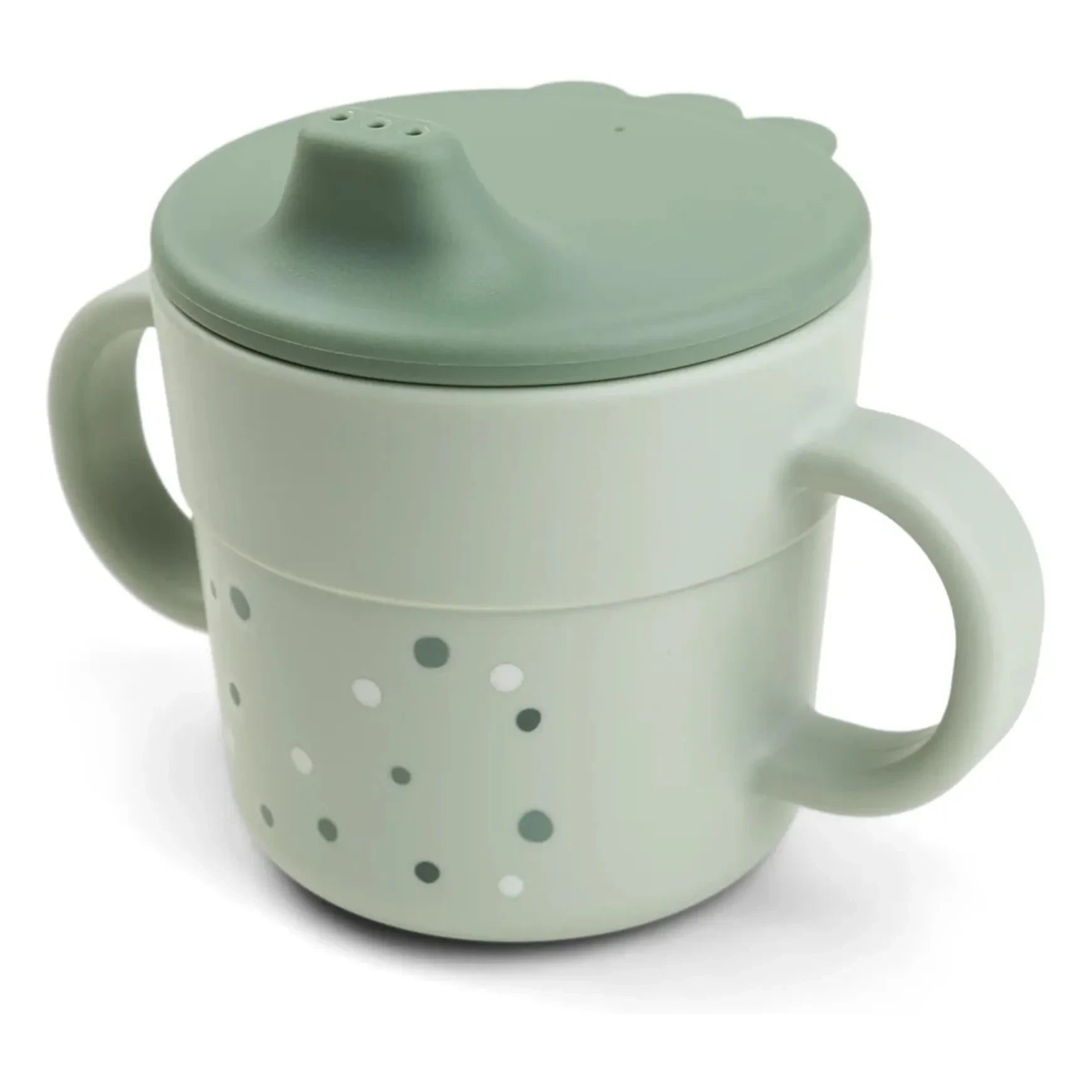 Done by deer - Happy Dots Lerntasse | Grün