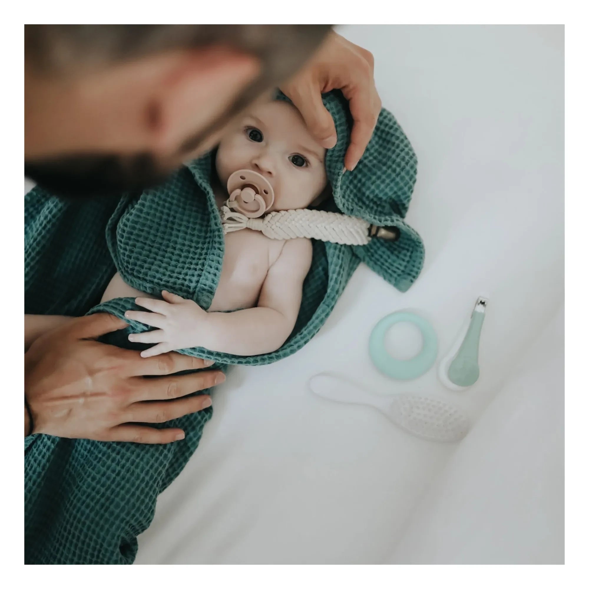 Béaba - Wickeltasche mit 10 Zubehörteilen | Salbei