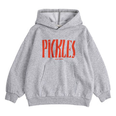 Bobo Choses - Pickles Kapuzenpullover aus Bio-Baumwolle | Grau meliert