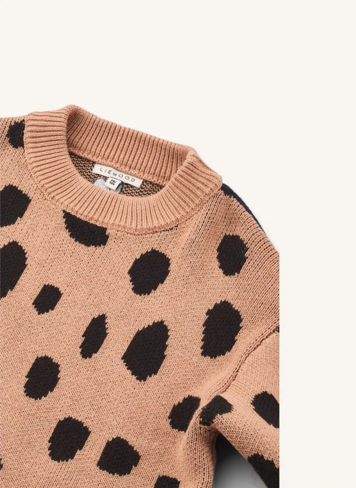 Liewood - Orlane Leopardenpullover | Blassrosa