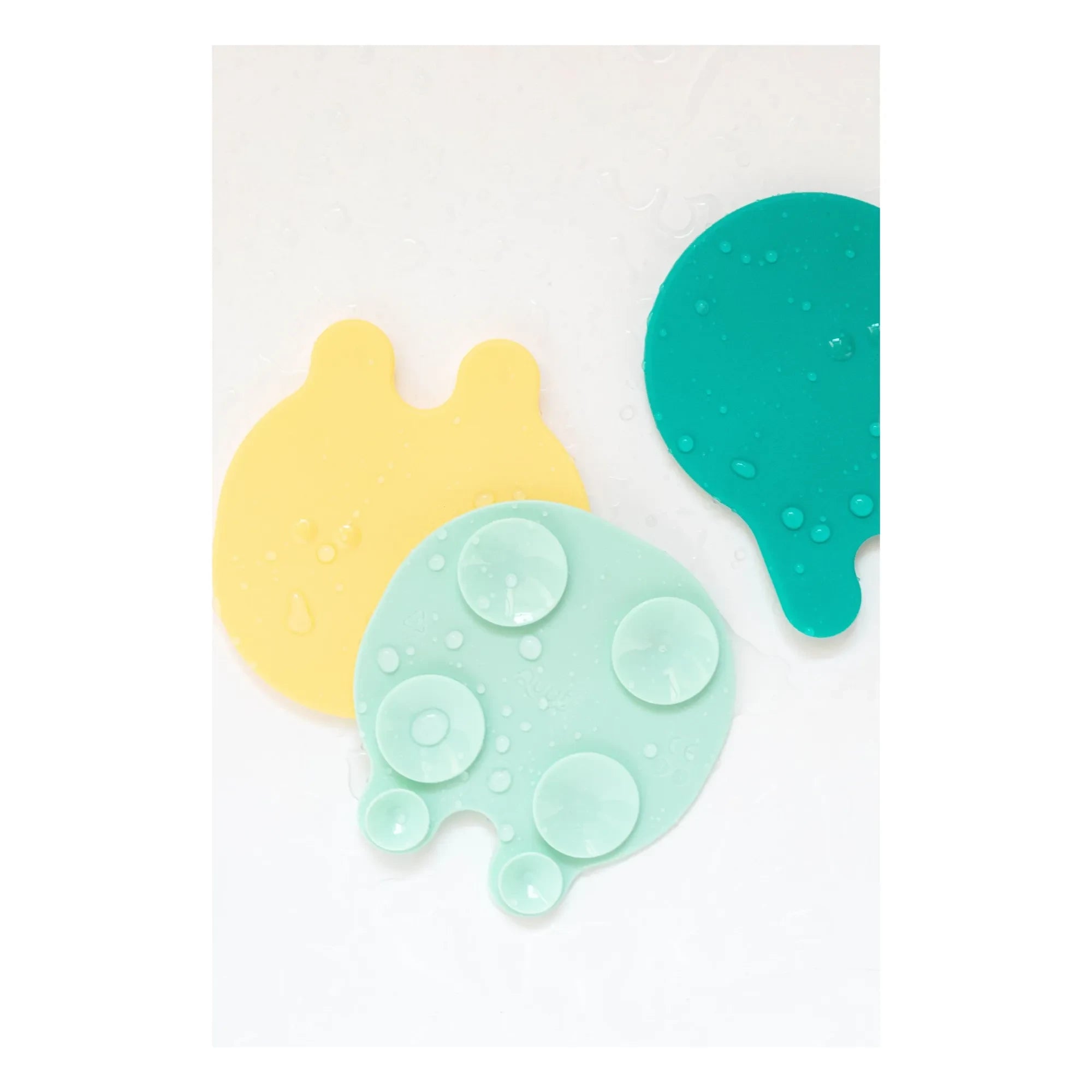 Quut - Grippi Badematten - 8er Set | Gelb