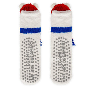 Legami - Erwachsene Weihnachts-Slipper Socken Eisbär - Eine perfekte Passform!