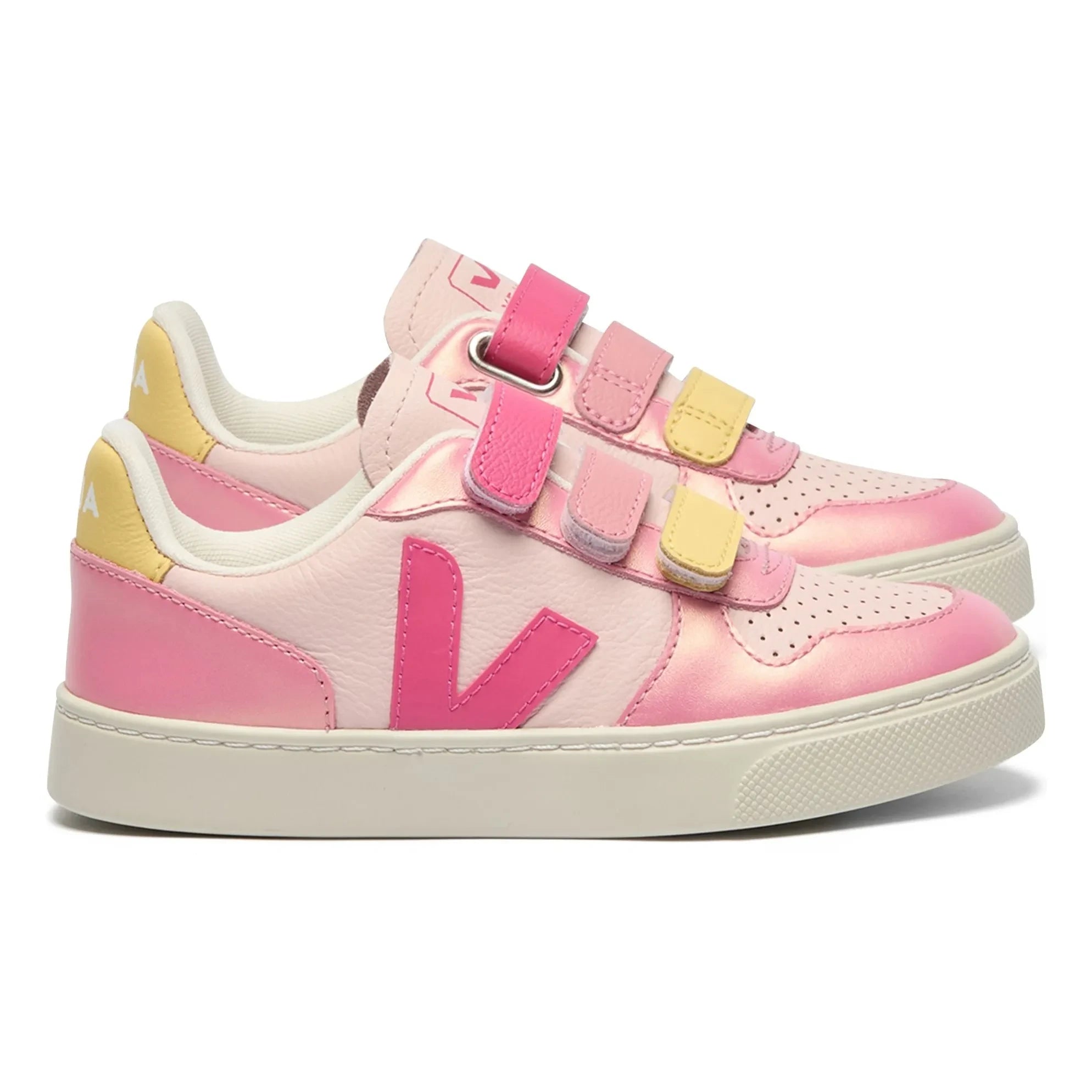 Veja - Scratch-Sneakers Kleine V-10 Leder | Pink
