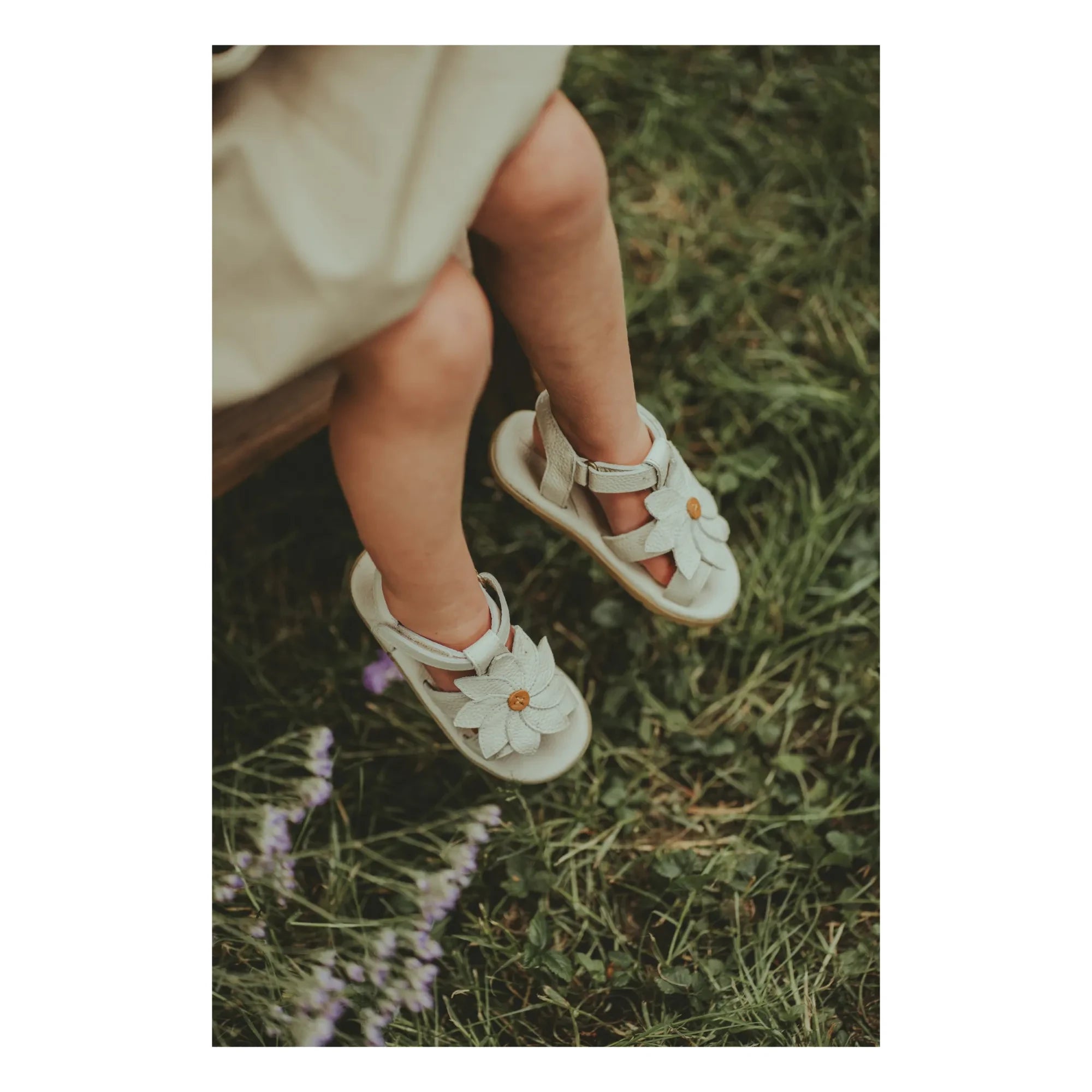 Donsje - Tuti Fields Leder-Sandalen | Creme