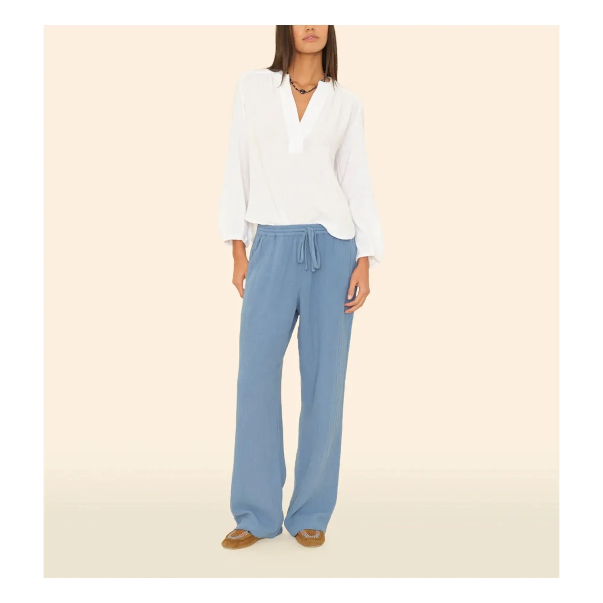Xirena – Devon-Hose | Pfauenblau