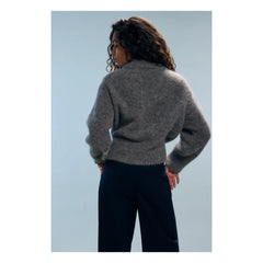 Nitah - Marc Alpaka Pullover | Grau