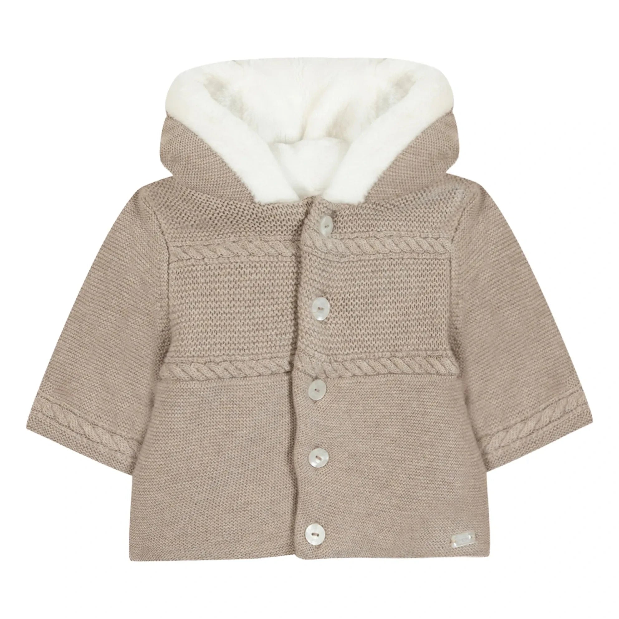 Tartine et Chocolat - Gefütterter Cardigan | Haferbeige