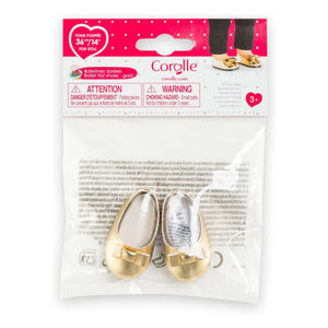 Corolle - Goldene Ballerinas für die 36 cm große Puppe | Gold