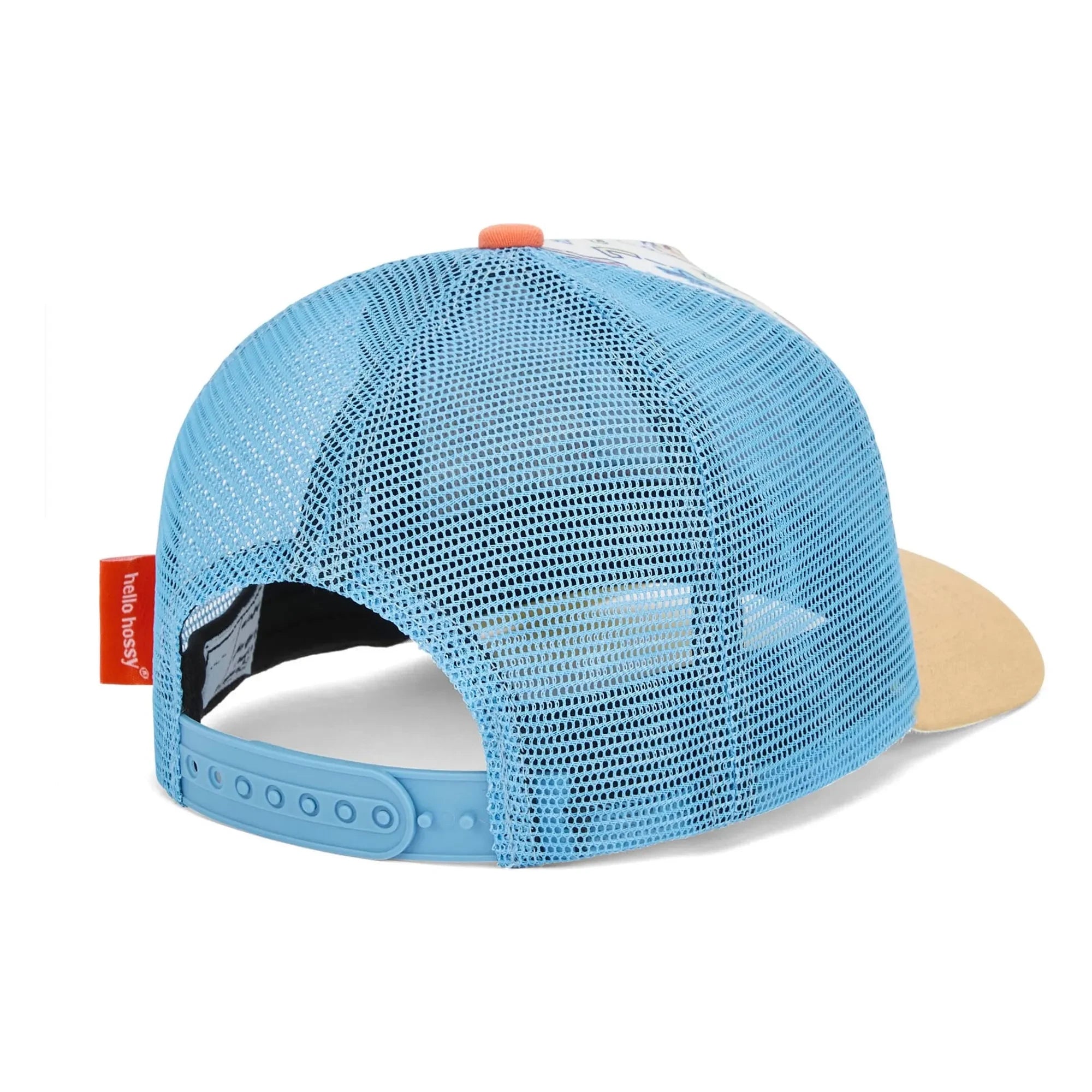Hello Hossy - Baseball-Trucker-Kappe mit gebogenem Schirm Game Recycelte Fasern | Hellblau
