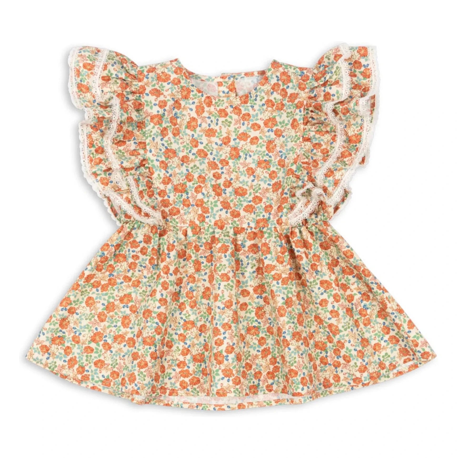 Konges Sløjd - Bluse aus Bio-Baumwolle Verbena | Orange