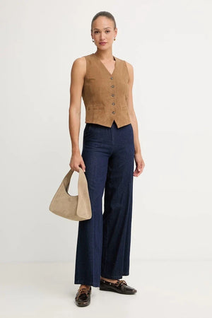 Weekend Max Mara Damen Wildlederweste VETUSTA