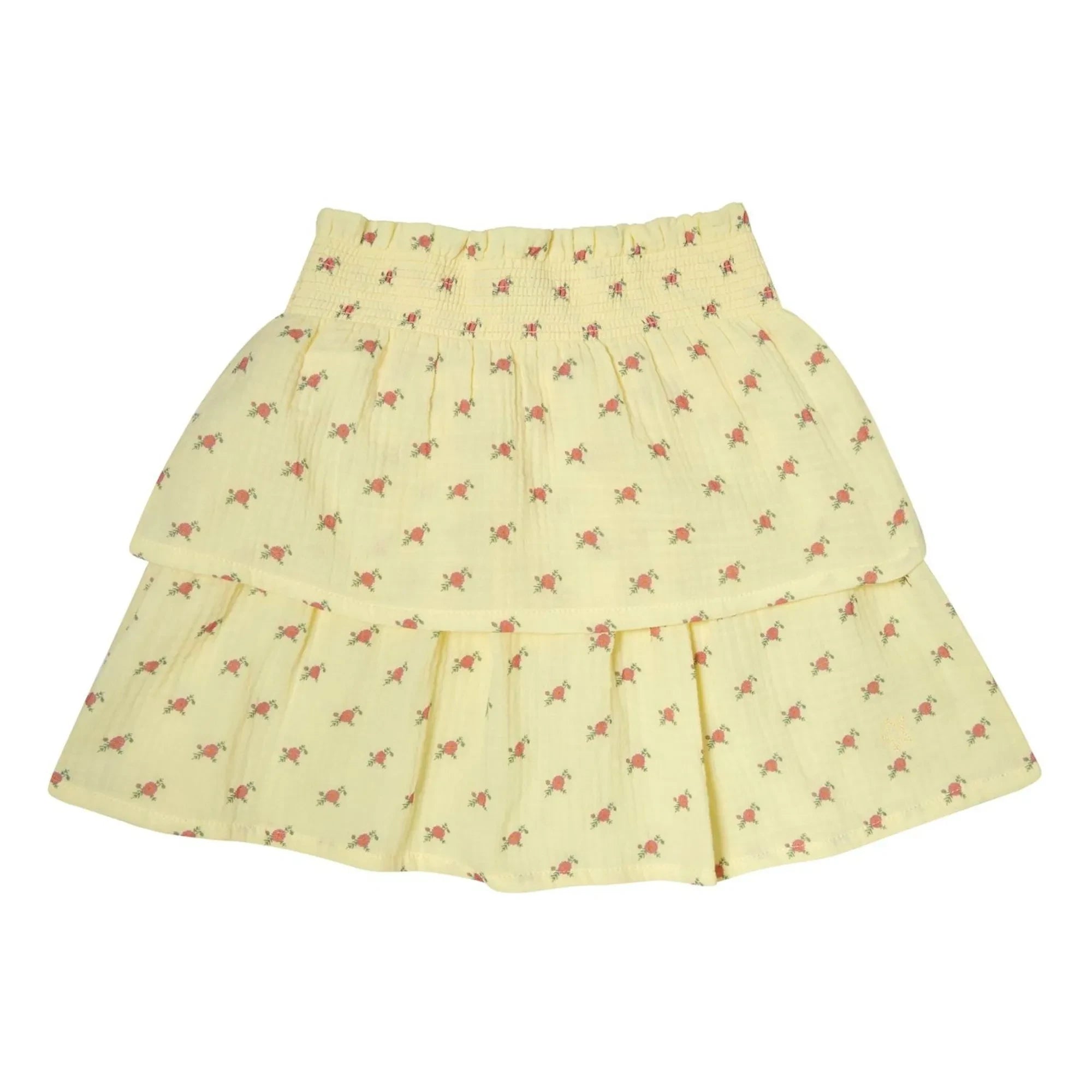 Tocoto Vintage - Fleurs Volants Rock | Gelb