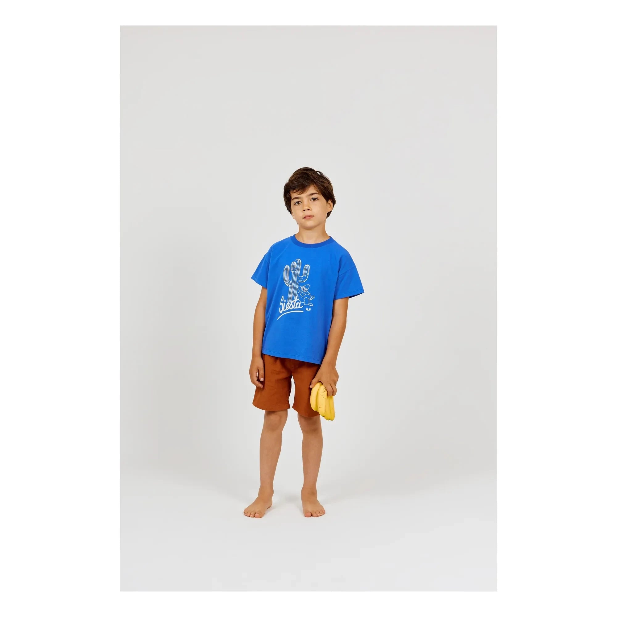 Arsène et Les Pipelettes - Uni Bermuda Shorts in Braun