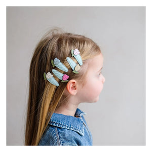 Mimi & Lula - 5er-Set Tulpen-Haarspangen | Türkis
