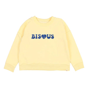 Búho - Bisous Sweat Bio-Baumwolle | Gelb
