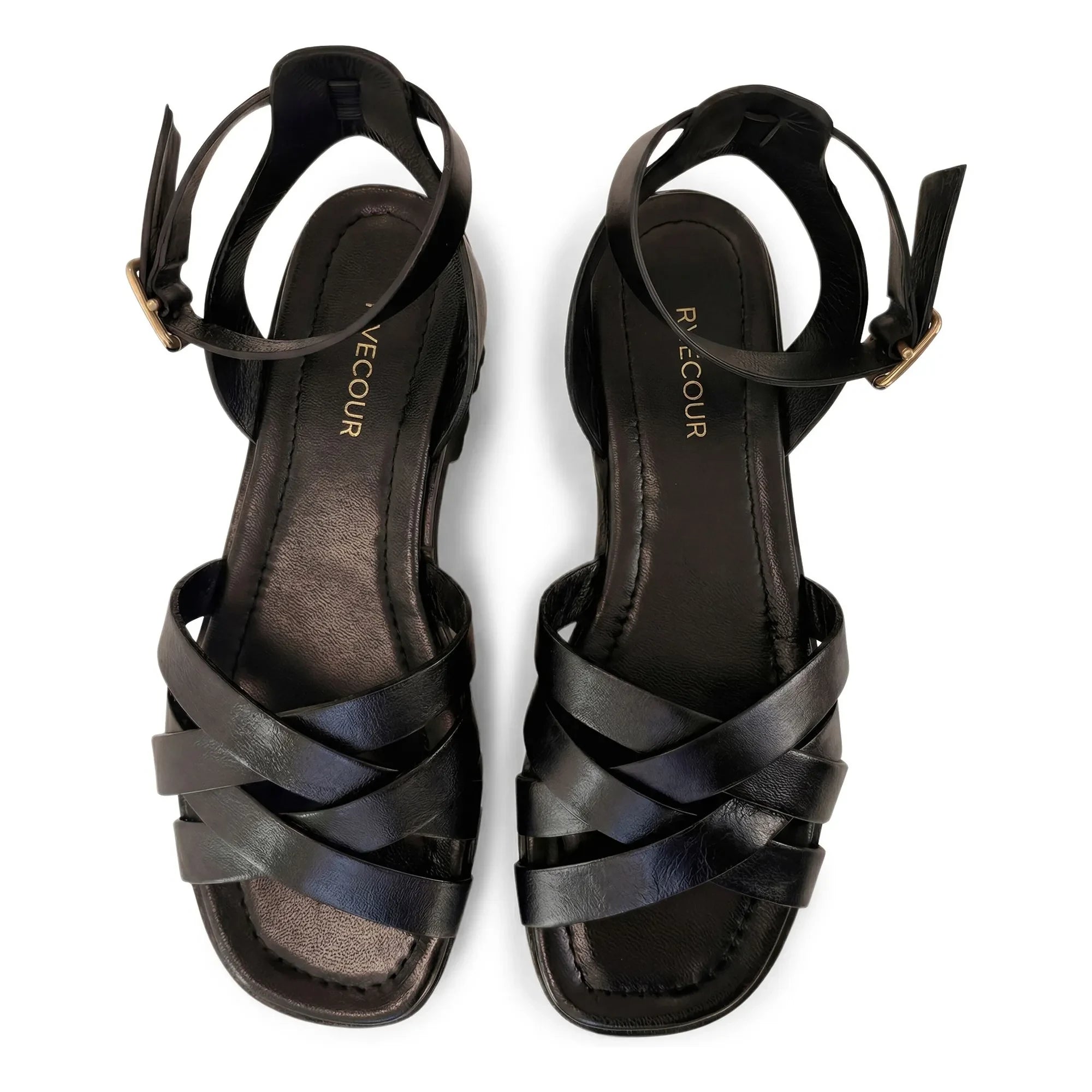 Rivecour - Sandale n°214 Leder | Schwarz