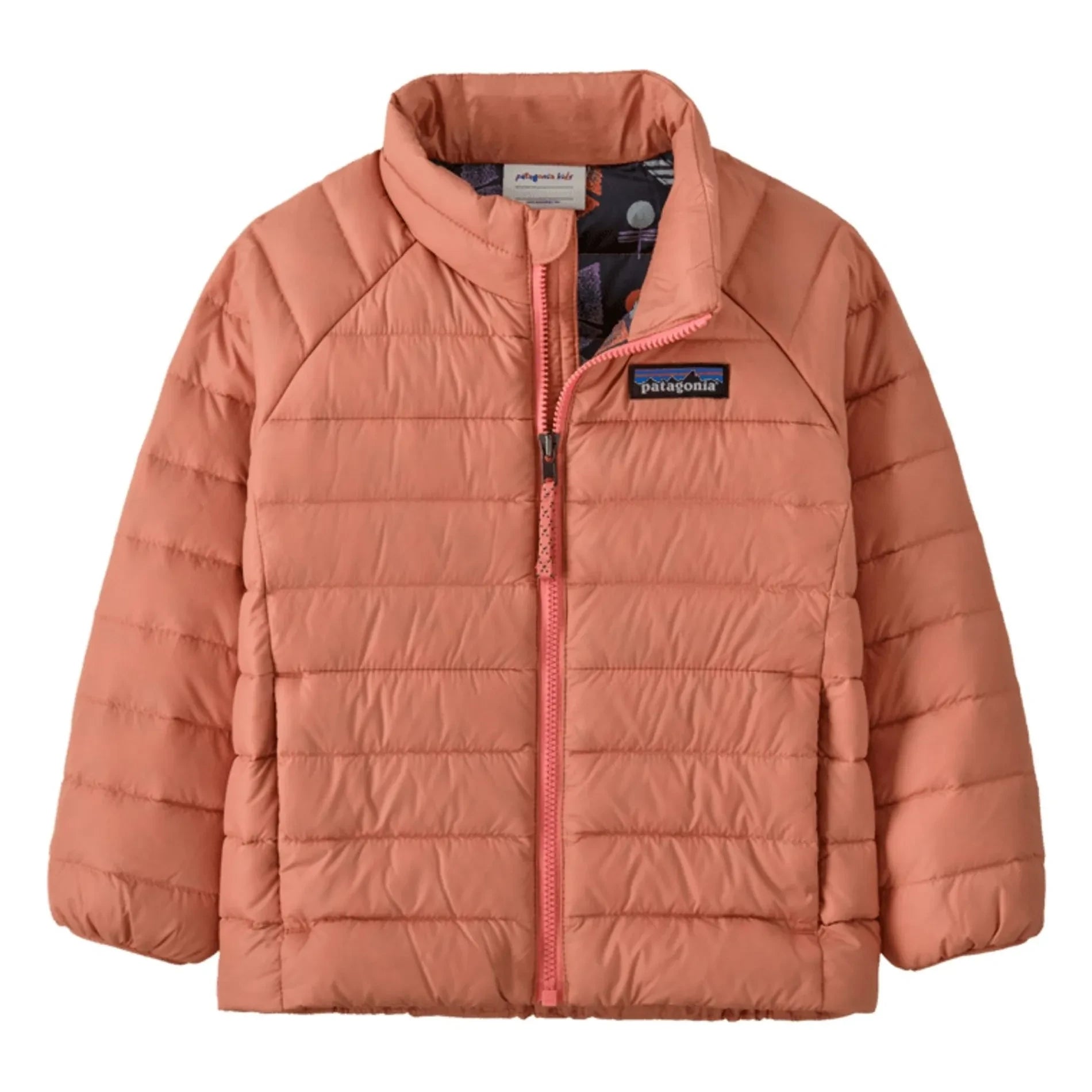 Patagonia - Recycelte Fasern | Korallenrote Steppjacke