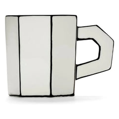 Serax - Carte Blanche Teetasse - 2er Set | Schwarz/Weiß